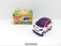 印度小子3D灯光音乐电动精灵车