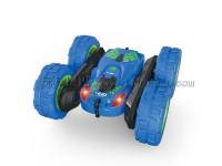 遥控特技车带灯光360度旋转儿童变形翻滚遥控玩具车