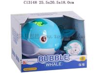 蓝色鲸鱼泡泡机+170ML泡泡液