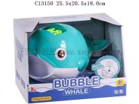 绿色鲸鱼泡泡机+170ML泡泡液