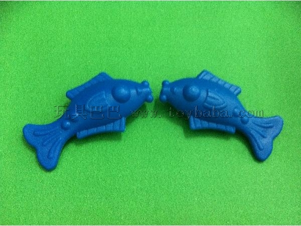 蓝色鱼 吹瓶玩具配件 儿童过家家玩具配件_TY-CP