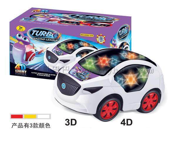 3D电动音乐极速蜗牛SUV车/3色混装