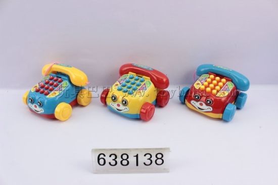 拉线音乐电话车(包电)/3色混装