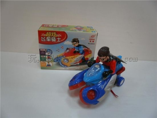 电动跳舞摩托车/蓝.红/中文包装