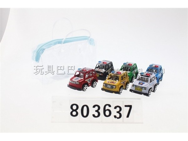 回力警车(6pcs)/6款6色混装