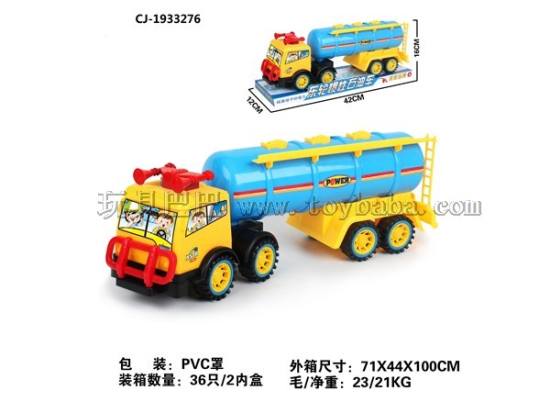 热卖 惯性石油车玩具工程车亲子互动益智儿童玩具车 CJ-1933276
