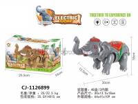 电动大象带音乐 七彩灯 电动大象 电动玩具