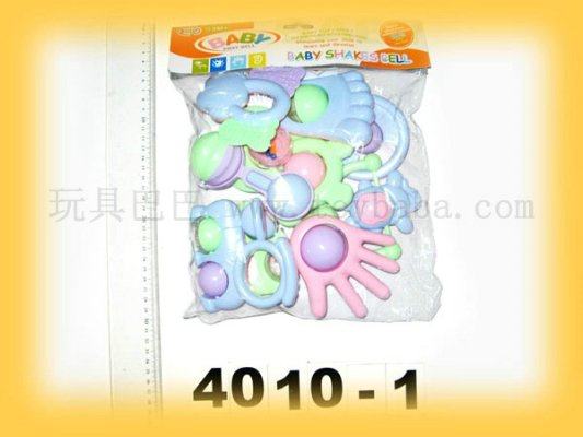 10只PVC袋婴儿摇铃