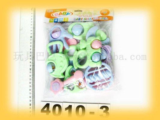 10只PVC袋婴儿摇铃 儿童玩具 益智玩具