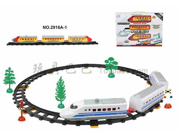 电动轨道火车(31PCS,带灯)
