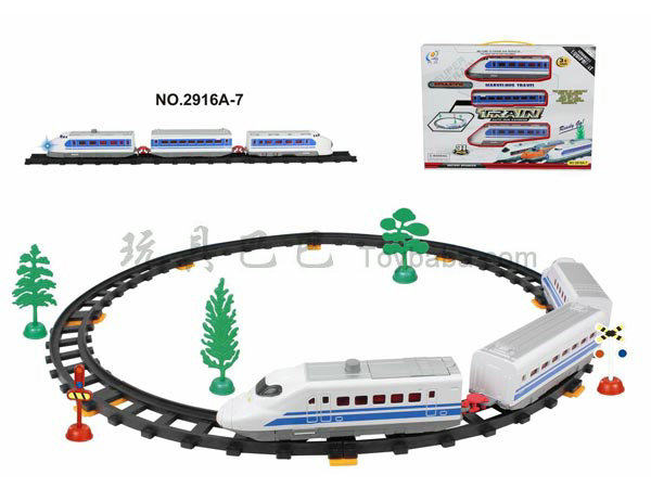电动轨道火车(31PCS,带灯)