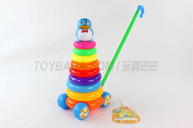 9层圆形手推套圈企鹅