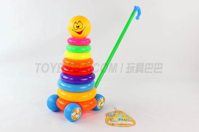 9层圆形手推套圈笑脸