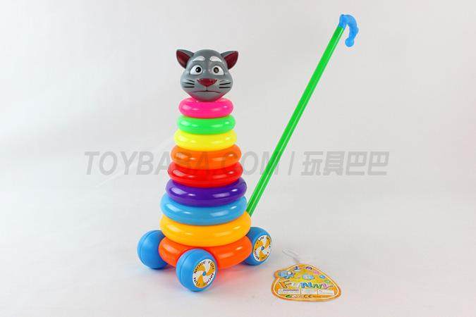 9层圆形手推套圈汤姆猫