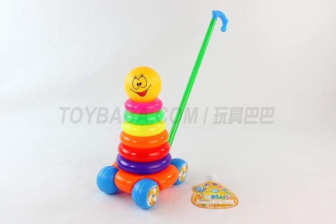 7层圆形手推套圈笑脸