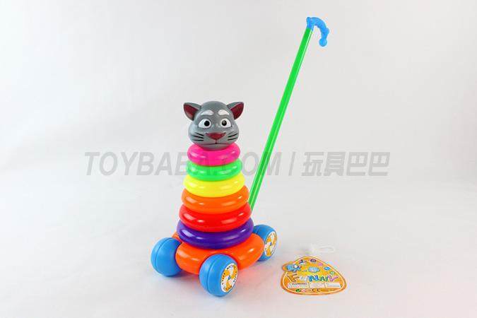 7层圆形手推套圈汤姆猫