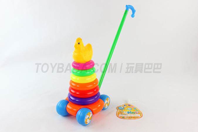 7层圆形手推套圈小鸡