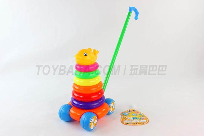 7层圆形手推套圈海豚