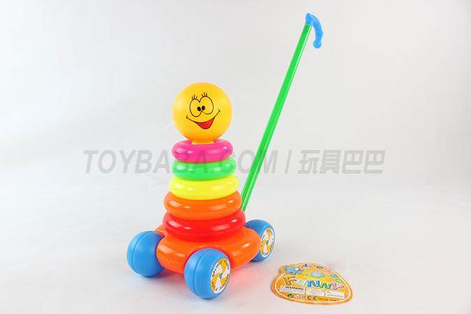 6层圆形手推套圈笑脸