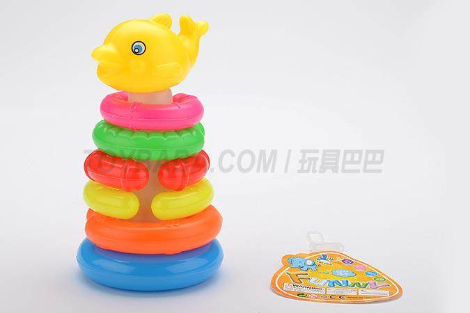 6层缺口圈套圈海豚