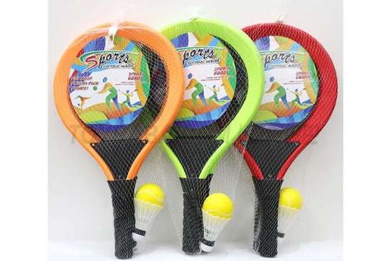 网球拍玩具 体育玩具 桔/绿/红三个颜色