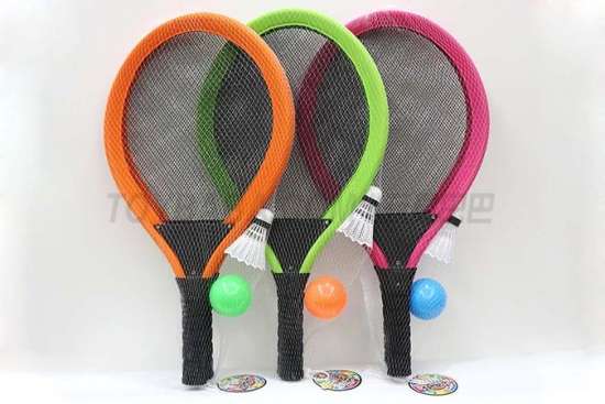 网球拍玩具 体育玩具 桔/绿/玫红三个颜色