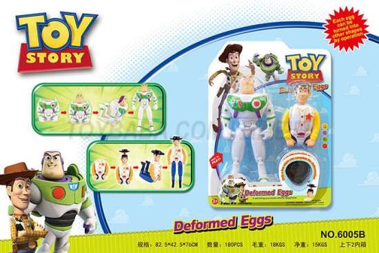 儿童变形玩具系列 变形蛋 玩具总动员变形蛋