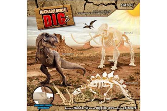 考古挖掘恐龙