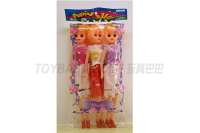 儿童芭芘娃娃玩具系列 十四寸三人装
