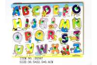 拼图儿童智力玩具益智拼插拼装玩具 26个英文字母手抓拼图