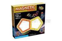 纯磁力经典 12pcs五边形补充组合 磁力片积木玩具