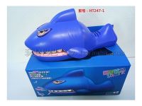 中文 （带音乐）大鲨鱼拔牙 整蛊玩具电动动物