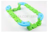 塑料拼插小颗粒积木智力拼装自装儿童益智玩具吹塑吹瓶玩具