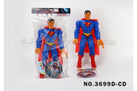 超人加光盘英雄公仔玩具