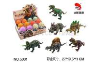 动物模型仿真玩具 DIY拼装恐龙蛋  软胶恐龙玩具