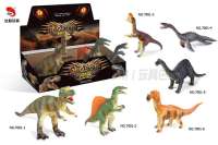12寸搪胶仿真恐龙6款混装(BB哨)动物恐龙玩具
