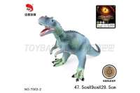 18寸搪胶仿真恐龙带IC叫声（包电）（异特龙）动物恐龙玩具