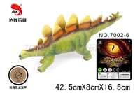 动物模型仿真玩具 剑龙 18寸搪胶仿真恐龙带IC叫声 包电