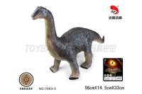 动物模型仿真玩具 腕龙 22寸搪胶仿真恐龙带IC叫声 包电