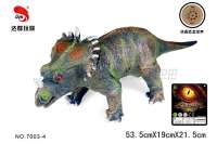 22寸搪胶仿真恐龙带IC叫声（包电）动物恐龙玩具（戟龙）