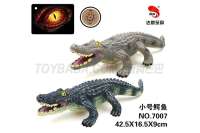 动物模型仿真玩具 搪胶鳄鱼恐龙玩具