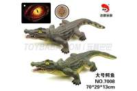 大号搪胶鳄鱼带IC叫声（包电）动物恐龙玩具