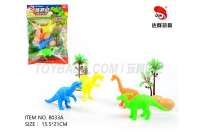 动物模型仿真玩具 小恐龙套装  软胶恐龙玩具