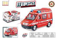 儿童玩具车系列 仿真电动万向（滑行）二种功能消防车带灯光音乐