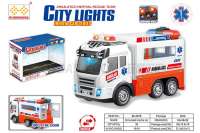 儿童玩具车系列 惯性救护车带灯光音乐