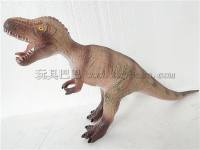 霸王龙恐龙玩具 搪胶动物拉伸长50   高26
