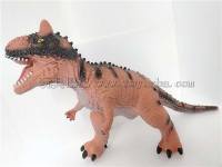 巨大牛龙恐龙玩具 搪胶动物拉伸长83  高45