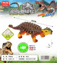甲背龙搪胶动物发声恐龙搪塑模型