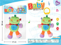 11寸青蛙音乐床铃 毛绒玩具婴儿玩具