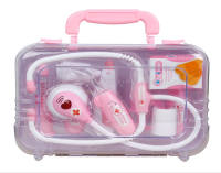 医具女款ABS手提盒10PCS 医具玩具 过家家玩具(灯光,声音.包电AG10*8)